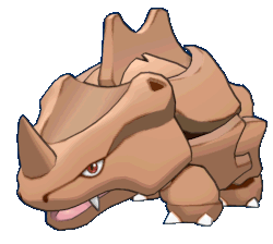 Image du pokemon Rhinocorne